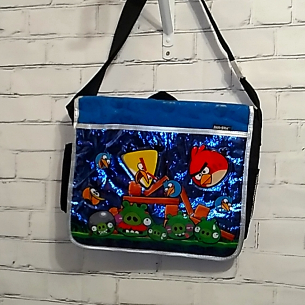 3D AngryBirds Space Laptop ToteBag Rovio Entertainment Blue Black